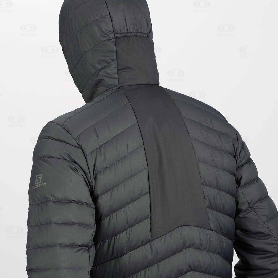 Black Salomon ESSENTIAL XWARM DOWN Men's Insulated Jackets | US-S1814