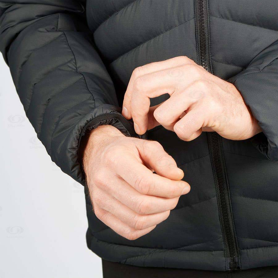 Black Salomon ESSENTIAL XWARM DOWN Men's Insulated Jackets | US-S1814