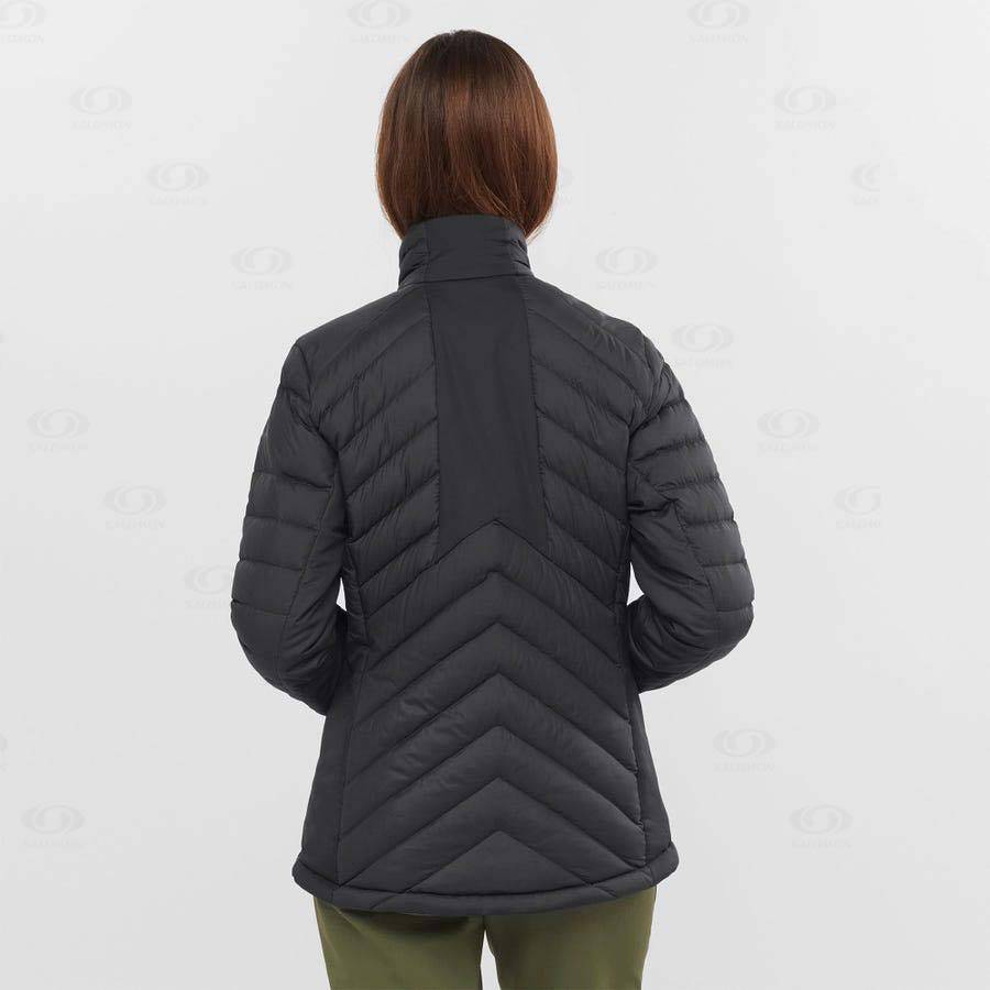 Black Salomon ESSENTIAL XWARM DOWN Women's Insulated Jackets | US-L1655