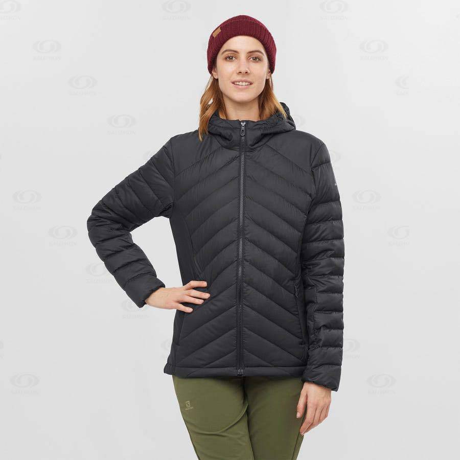 Black Salomon ESSENTIAL XWARM DOWN Women's Insulated Jackets | US-O1502