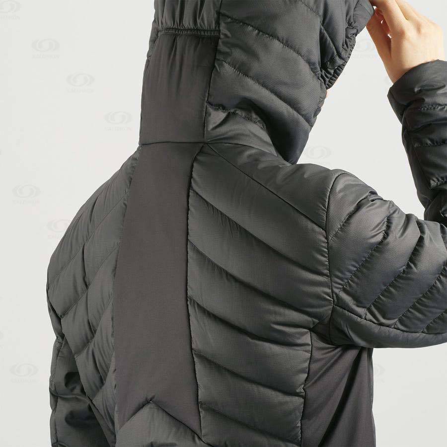 Black Salomon ESSENTIAL XWARM DOWN Women's Insulated Jackets | US-O1502