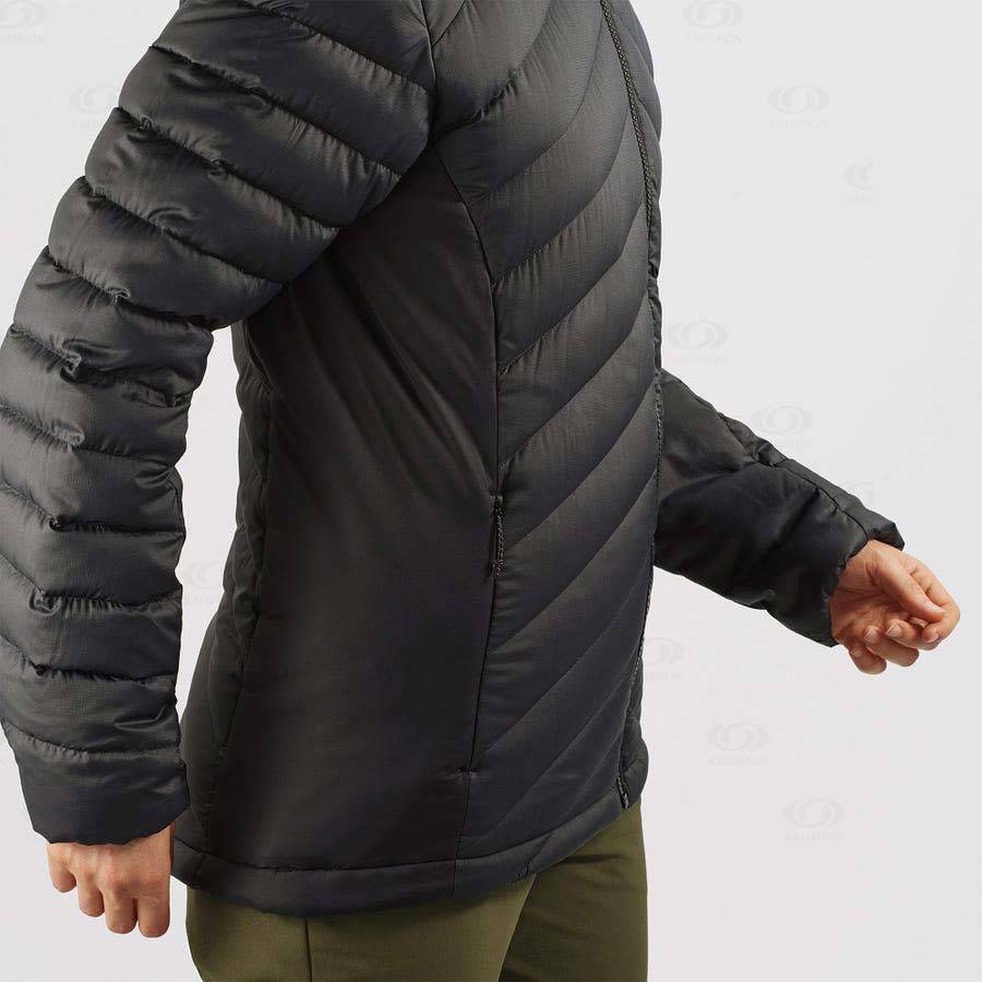 Black Salomon ESSENTIAL XWARM DOWN Women's Insulated Jackets | US-O1502