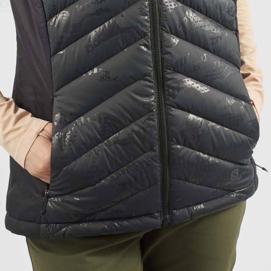 Black Salomon ESSENTIAL XWARM DOWN Women's Insulated Jackets | US-S1282