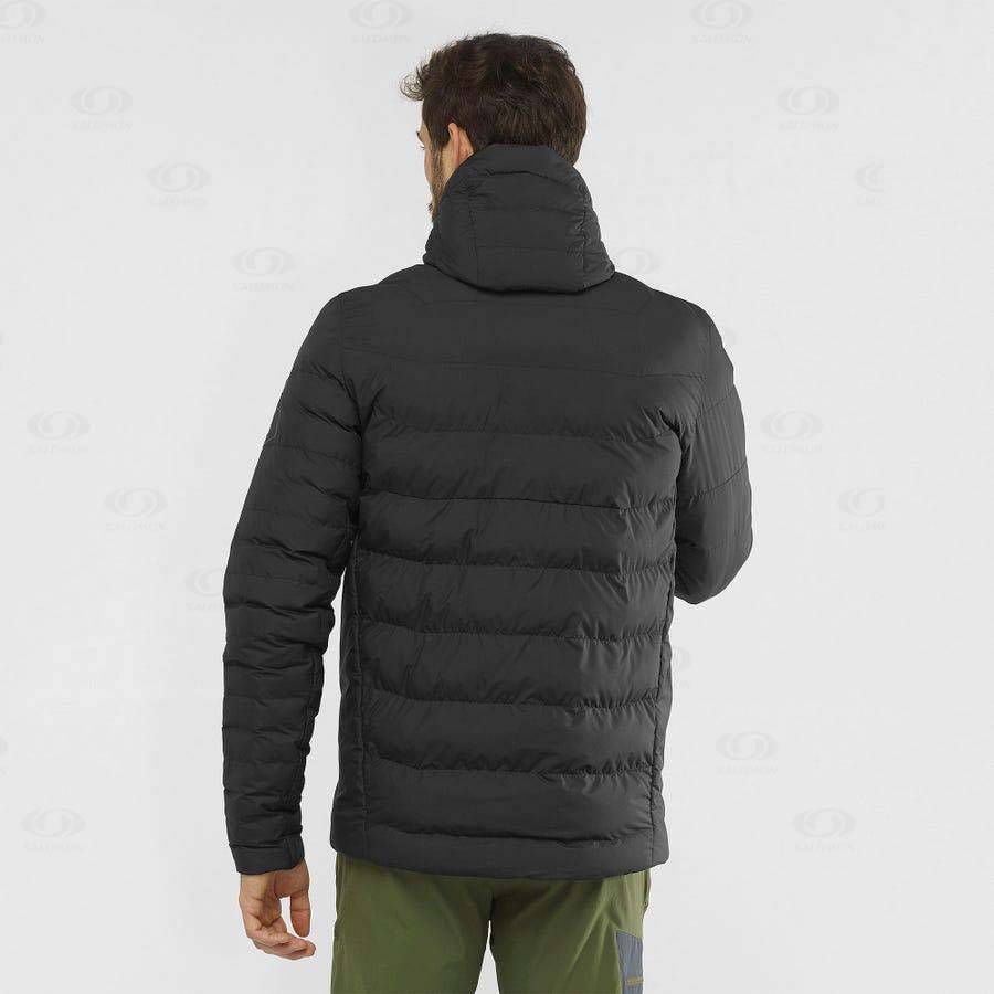 Black Salomon ESSENTIAL XWARM INSULATED Men's Insulated Jackets | US-L1417