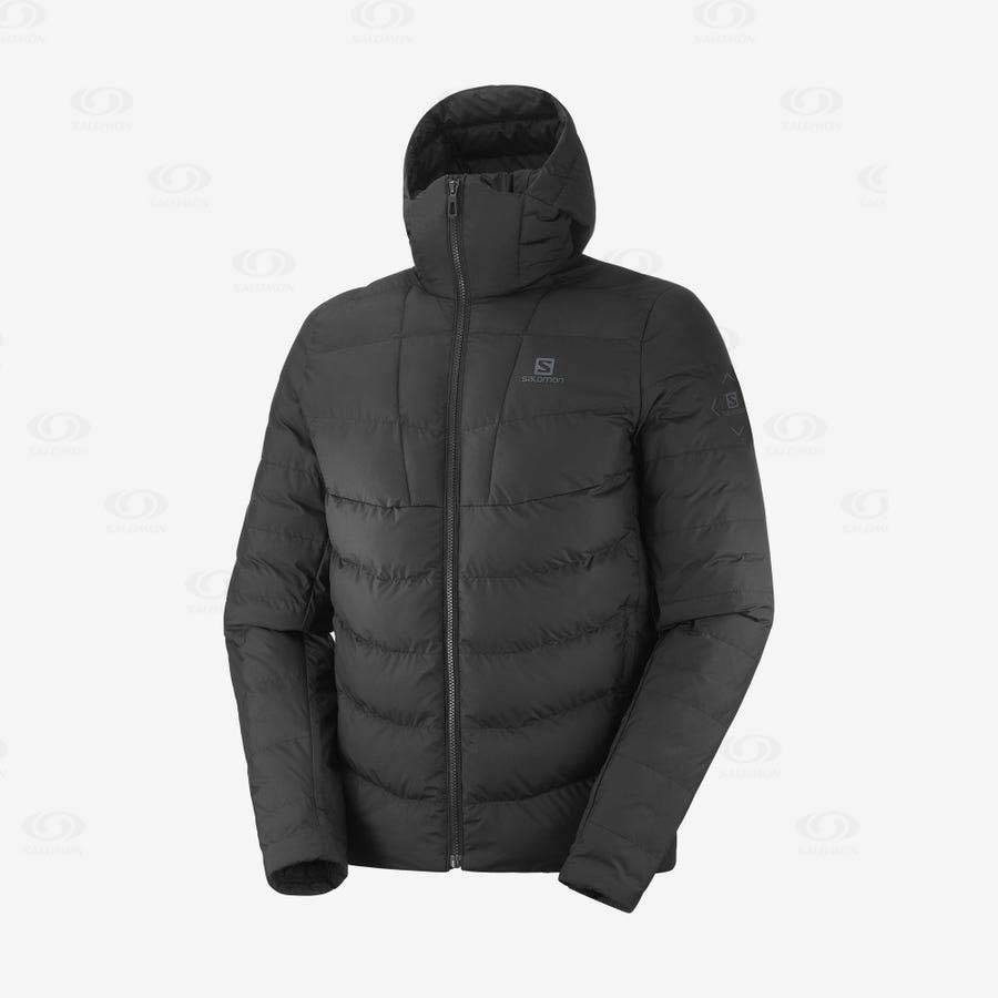 Black Salomon ESSENTIAL XWARM INSULATED Men\'s Insulated Jackets | US-L1417