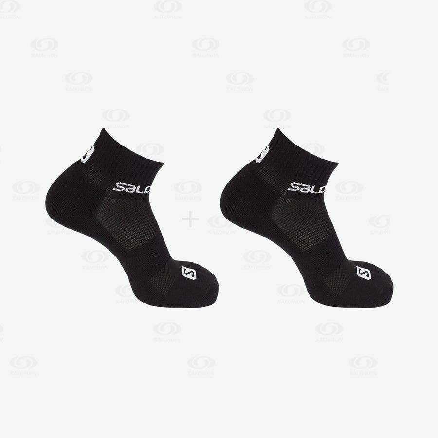 Black Salomon EVASION 2-PACK Men's Socks | US-M1909