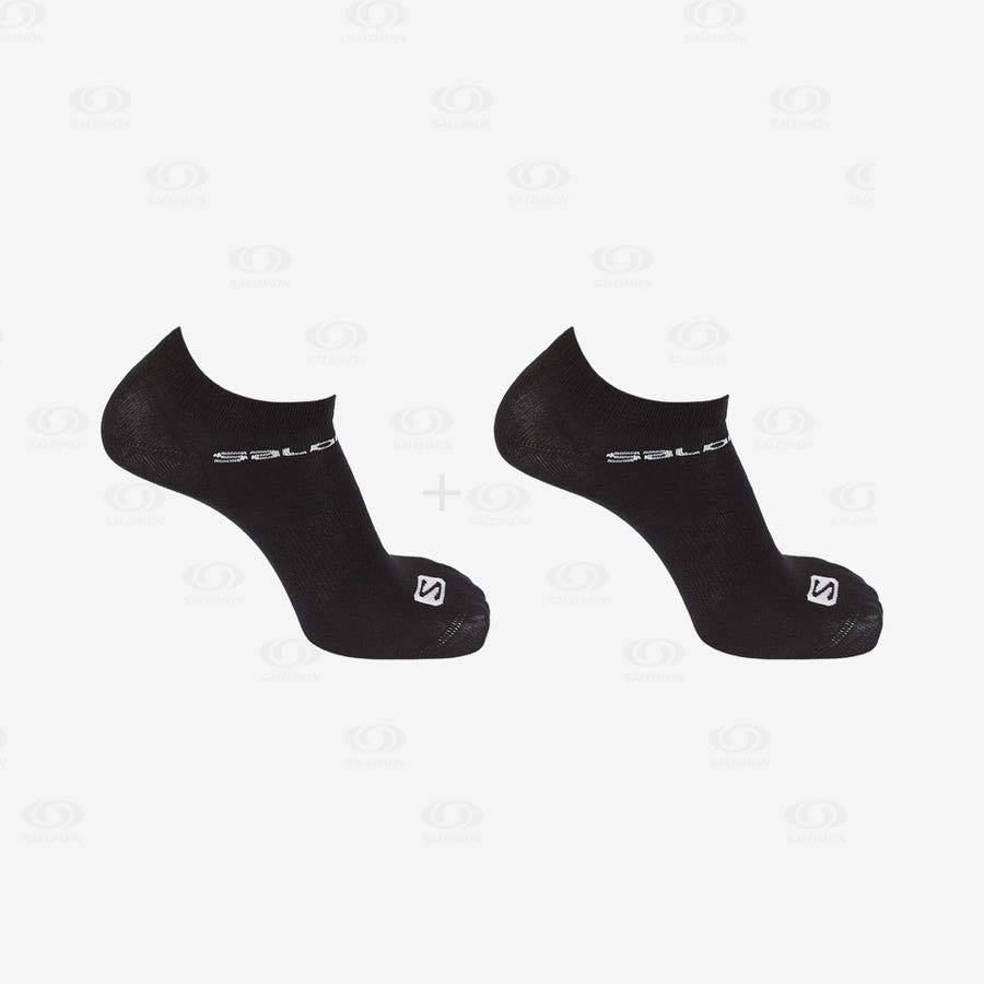 Black Salomon FESTIVAL 2-PACK Men's Socks | US-A1717