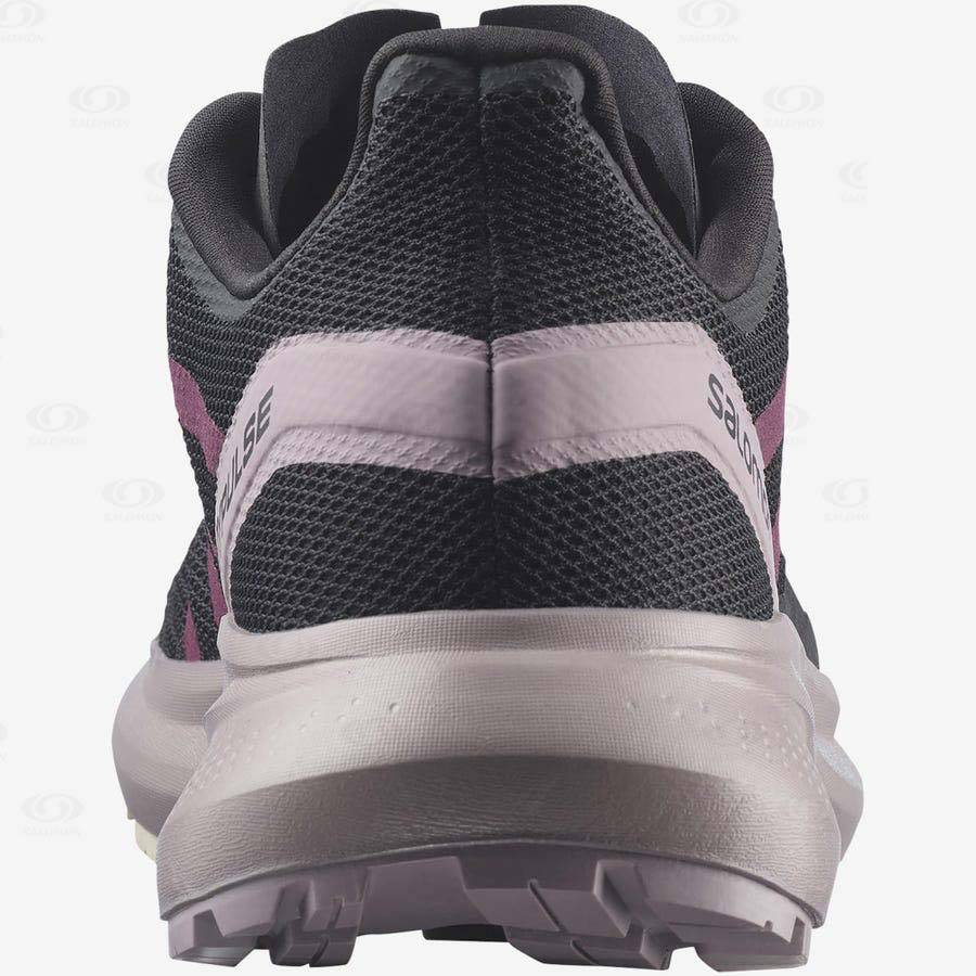 Black Salomon HYPULSE Women's Trail Running Shoes | US-M2609