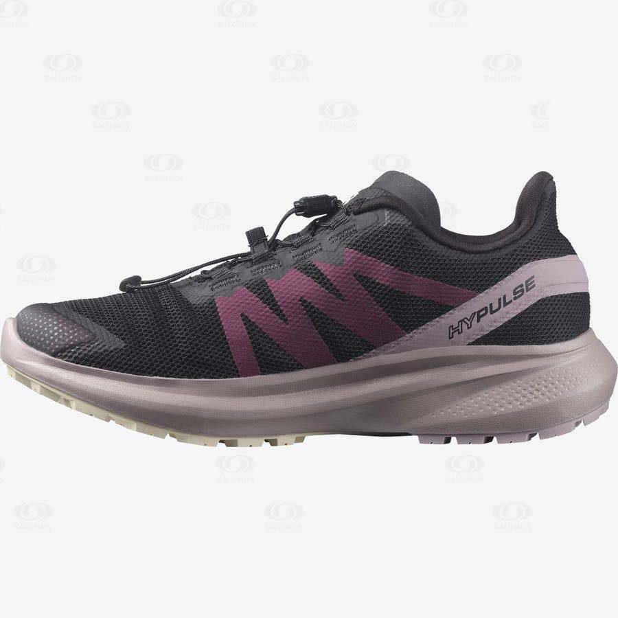 Black Salomon HYPULSE Women's Trail Running Shoes | US-M2609