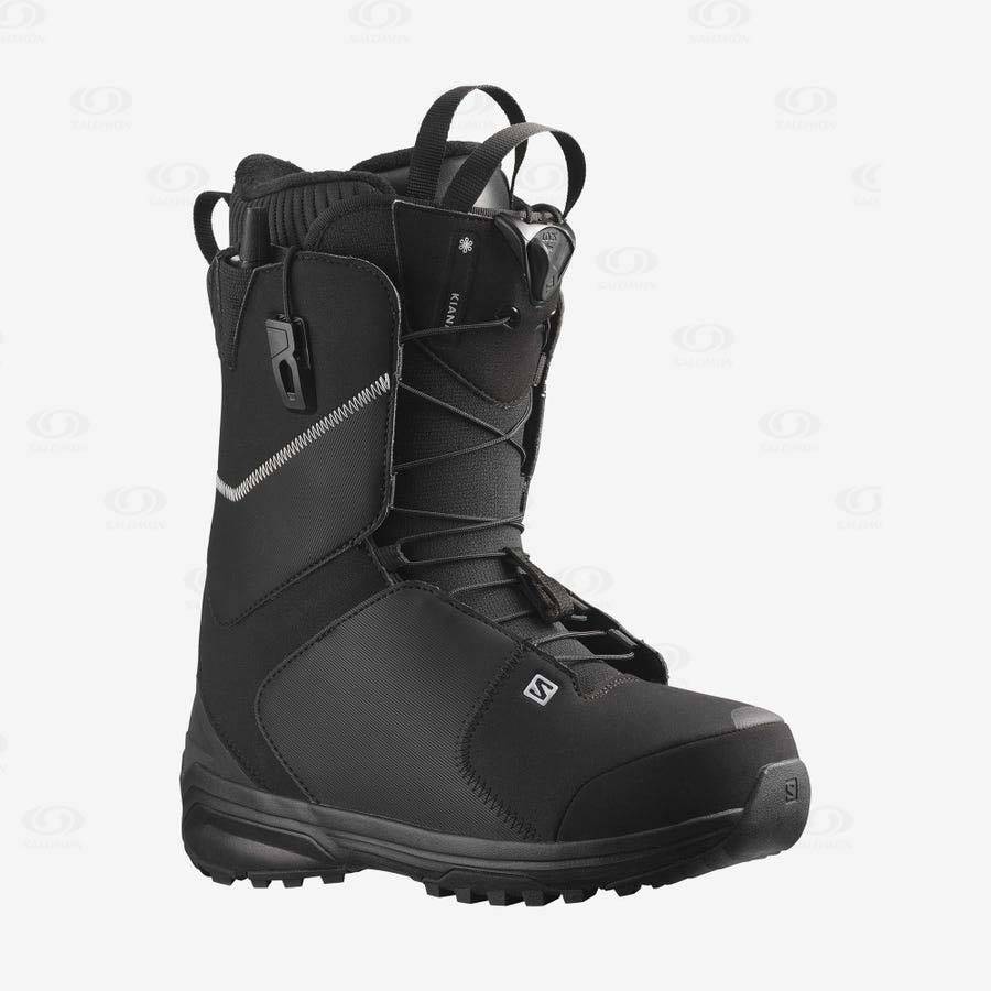 Black Salomon KIANA Women's Ski Boots | US-O1866