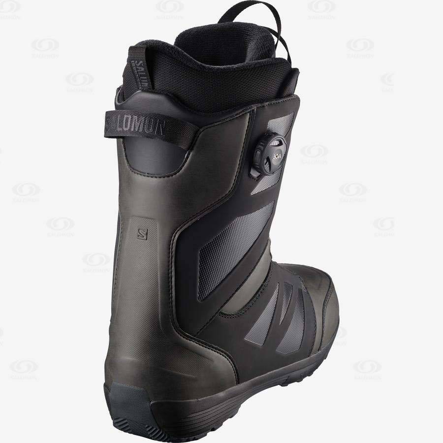 Black Salomon LAUNCH BOA SJ BOA Men's Ski Boots | US-N1967