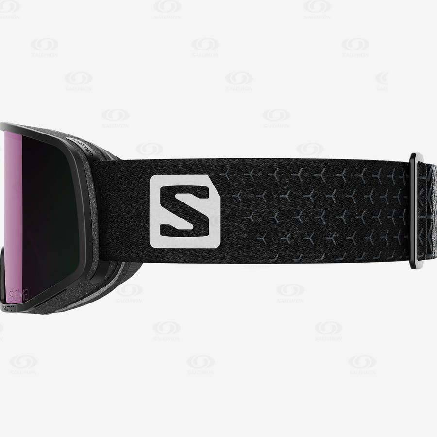 Black Salomon LO FI SIGMA Men's Goggles | US-O2470