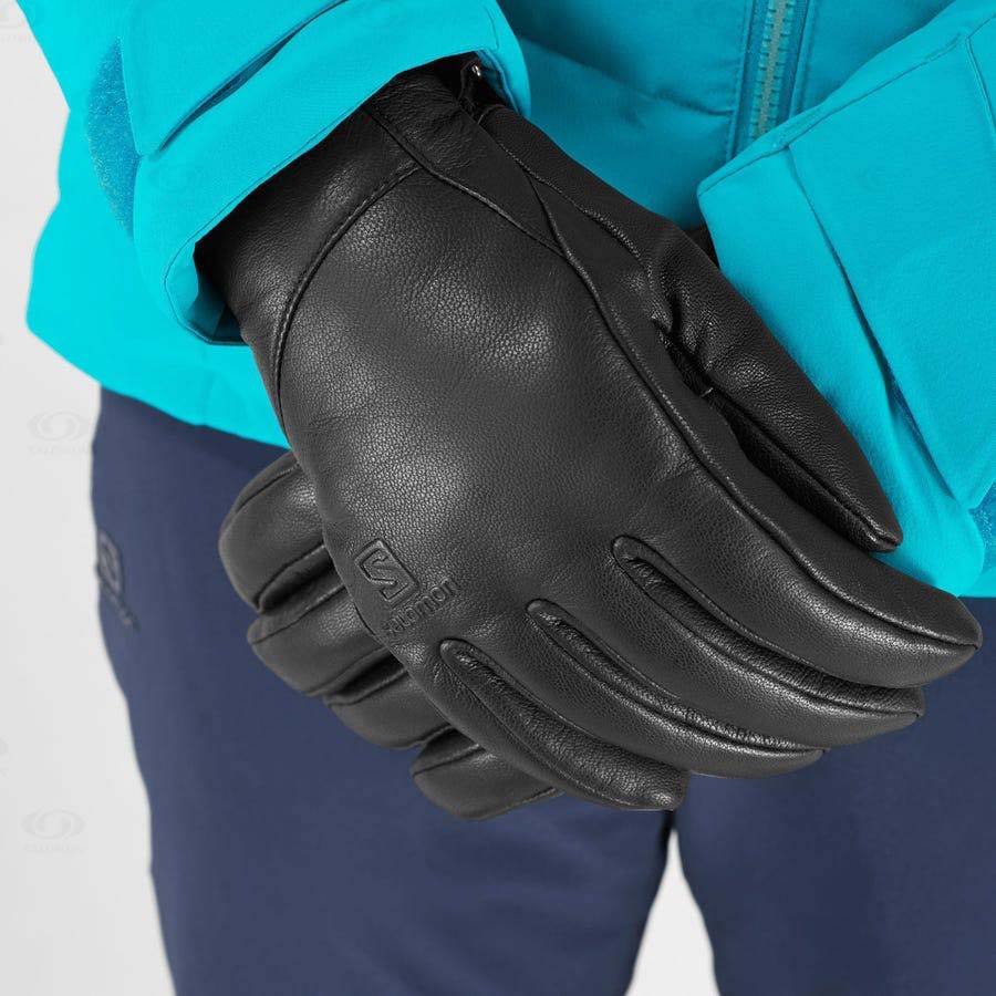 Black Salomon NATIVE Women's Gloves | US-O2398