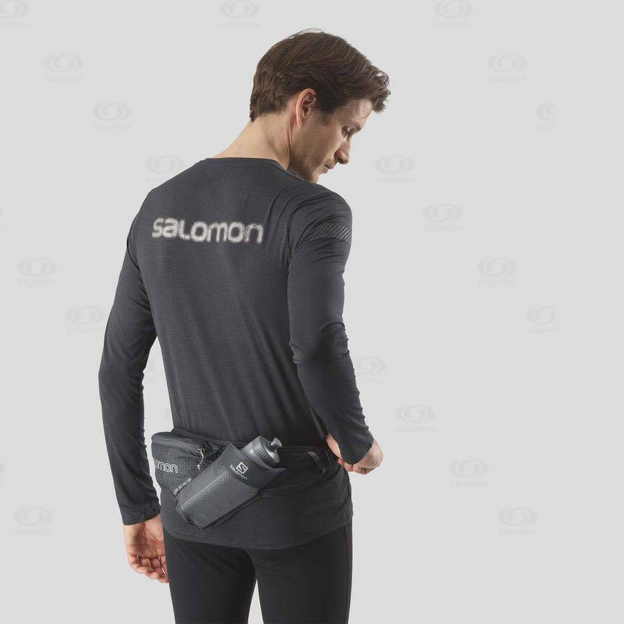 Black Salomon NOCTURN ACTIVE Men's Running Packs | US-N1190