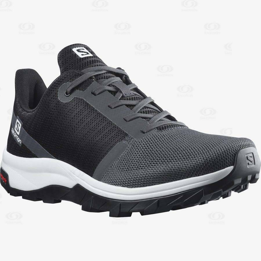 Black Salomon OUTBOUND PRISM Men's Hiking Shoes | US-S2290