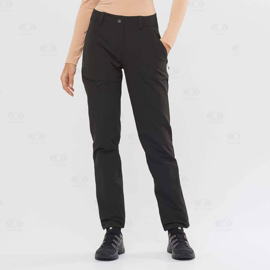 Black Salomon OUTPEAK WARM Women's Pants | US-O2218