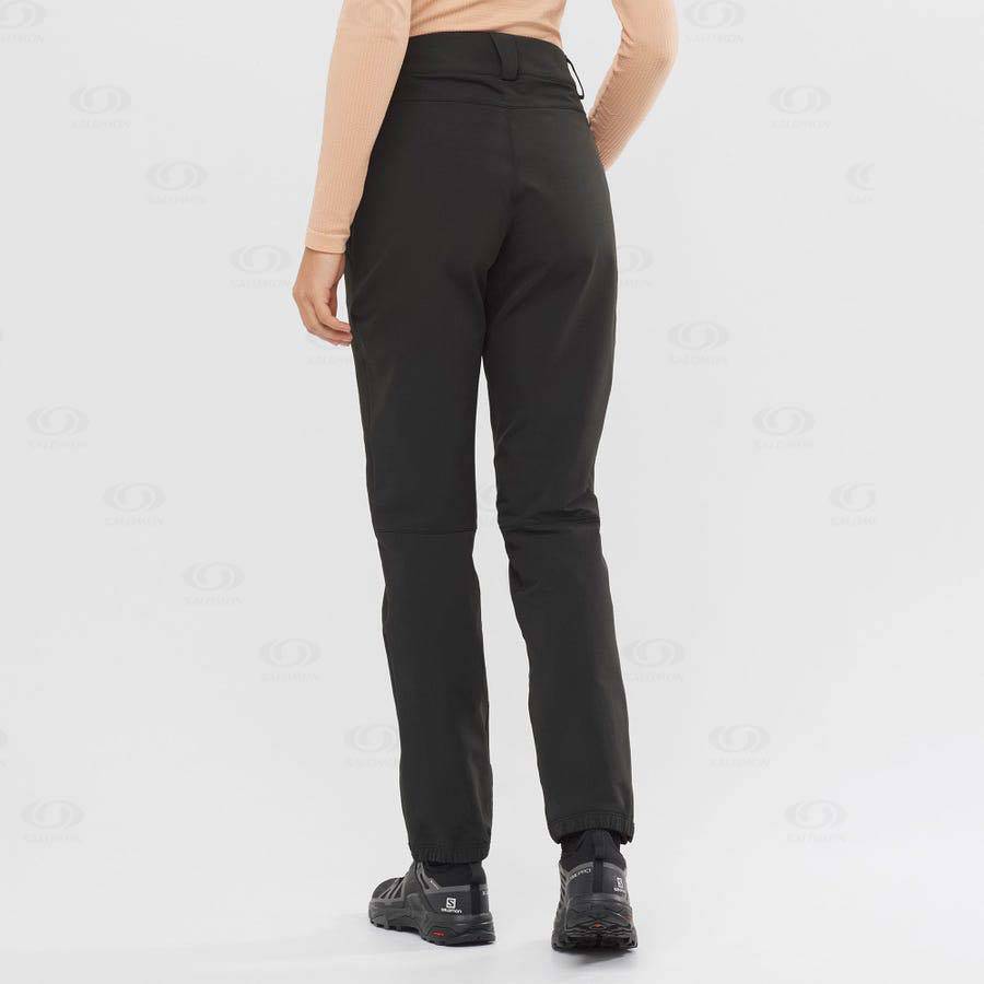 Black Salomon OUTPEAK WARM Women's Pants | US-O2218