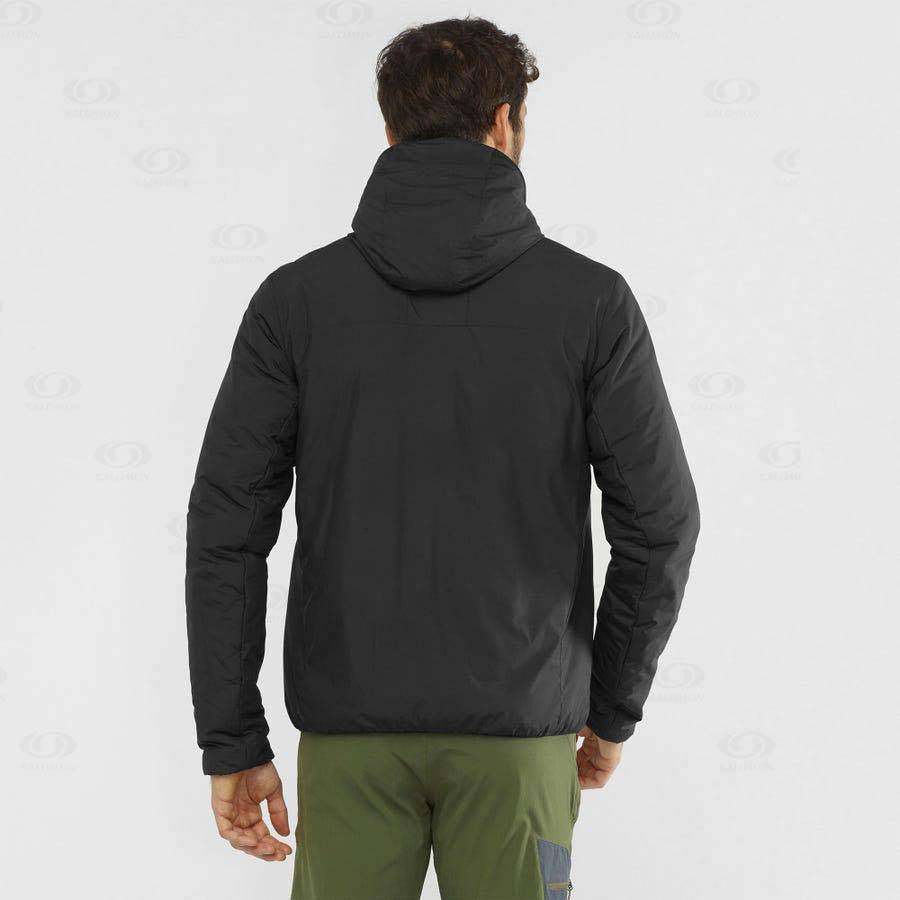 Black Salomon OUTRACK INSULATED Men's Insulated Jackets | US-W3050