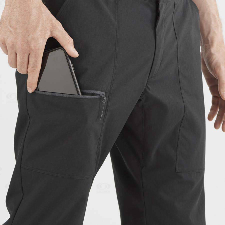 Black Salomon OUTRACK Men's Pants | US-A1857