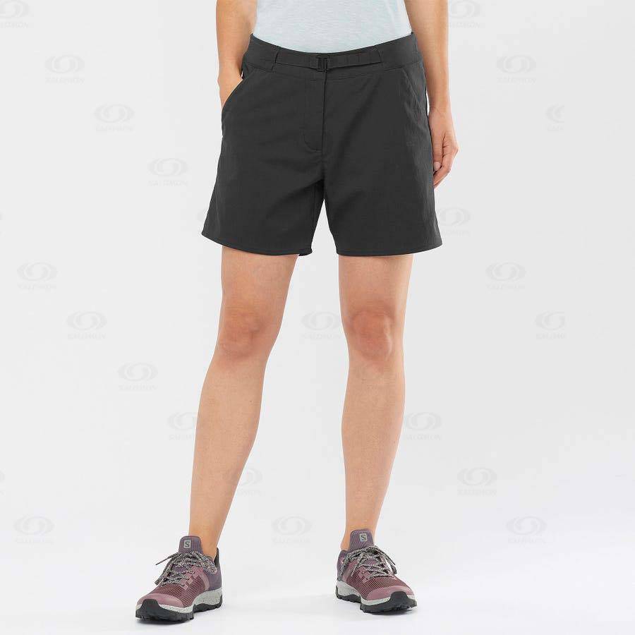 Black Salomon OUTRACK Women's Shorts | US-A1500