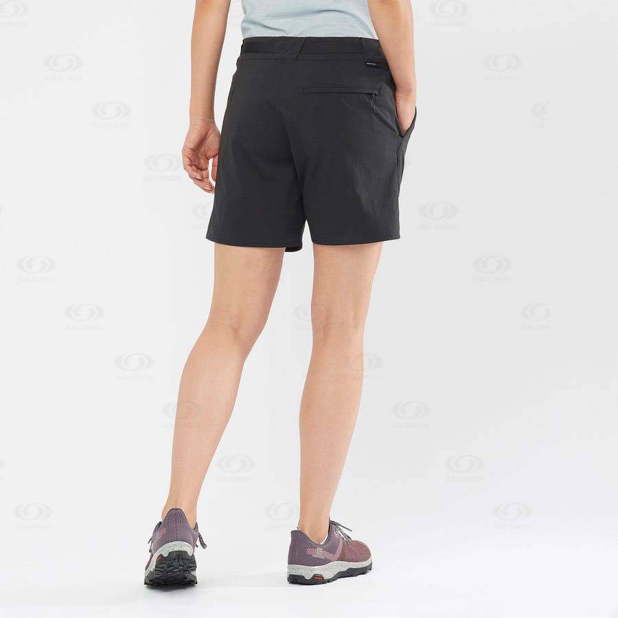 Black Salomon OUTRACK Women's Shorts | US-A1500