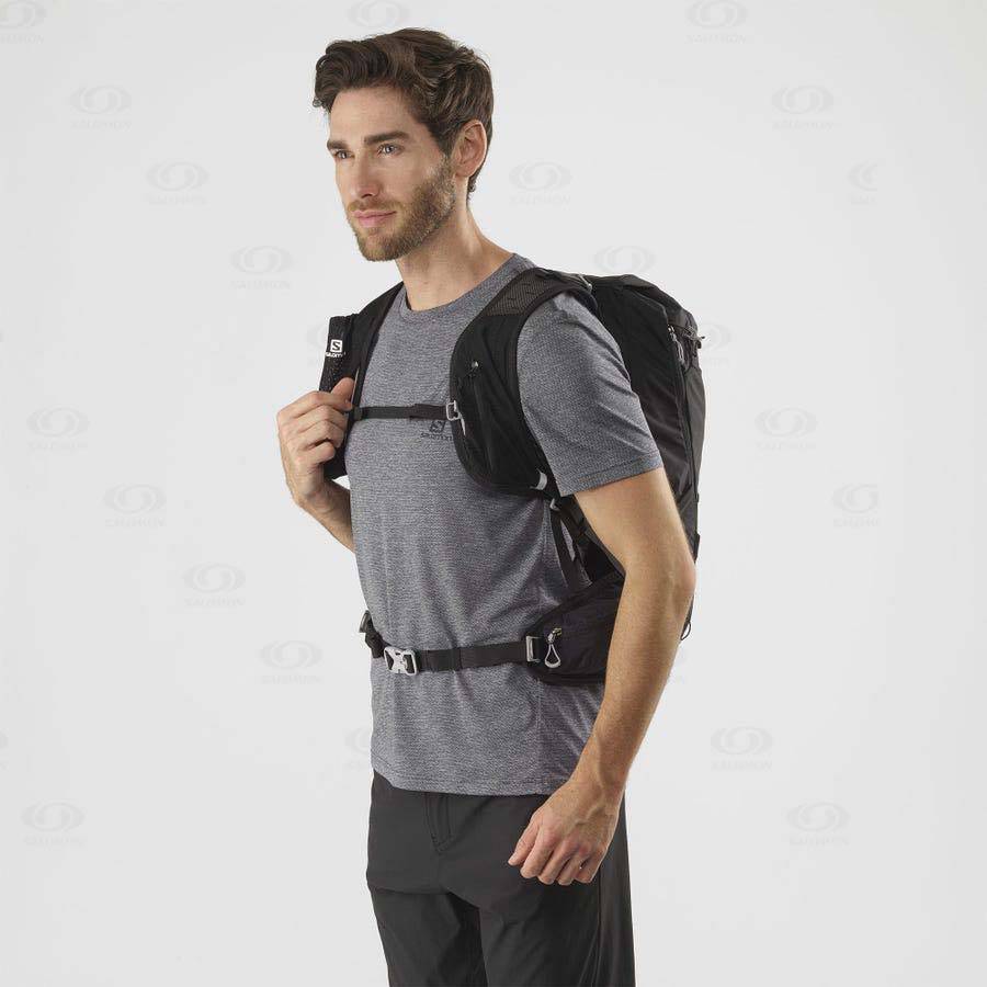 Black Salomon OUT DAY 20+4 Men's Backpacks | US-A2578