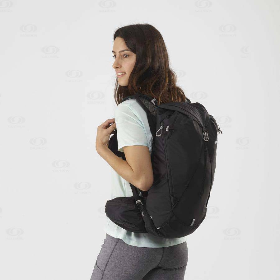 Black Salomon OUT DAY 20+4 Men's Backpacks | US-A2578