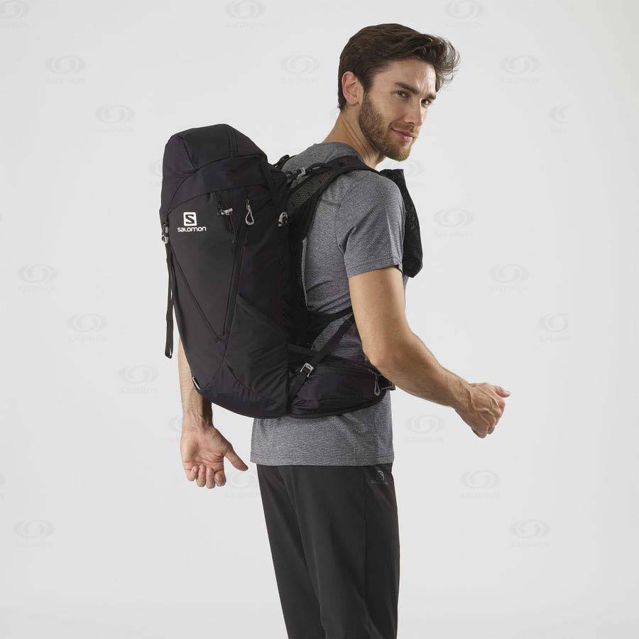 Black Salomon OUT NIGHT 30+5 Men's Backpacks | US-O2566