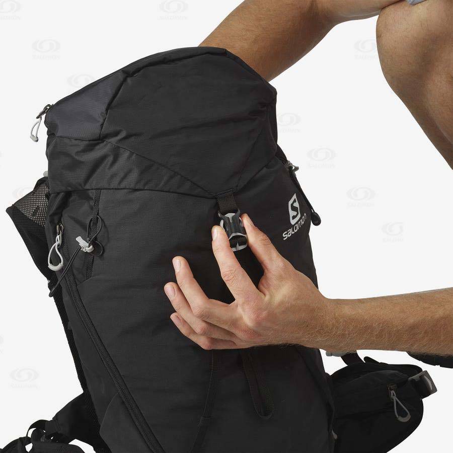 Black Salomon OUT NIGHT 30+5 Men's Backpacks | US-O2566