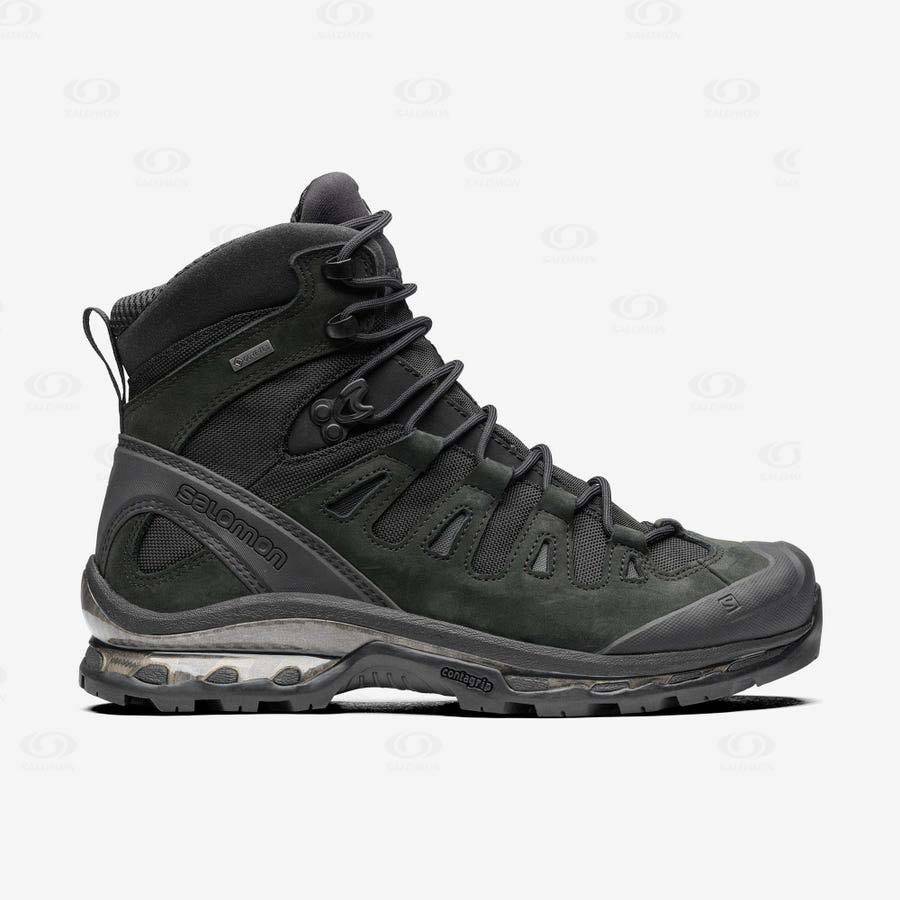 Black Salomon QUEST 4D GORE-TEX ADVANCED Men\'s Sneakers | US-A1472