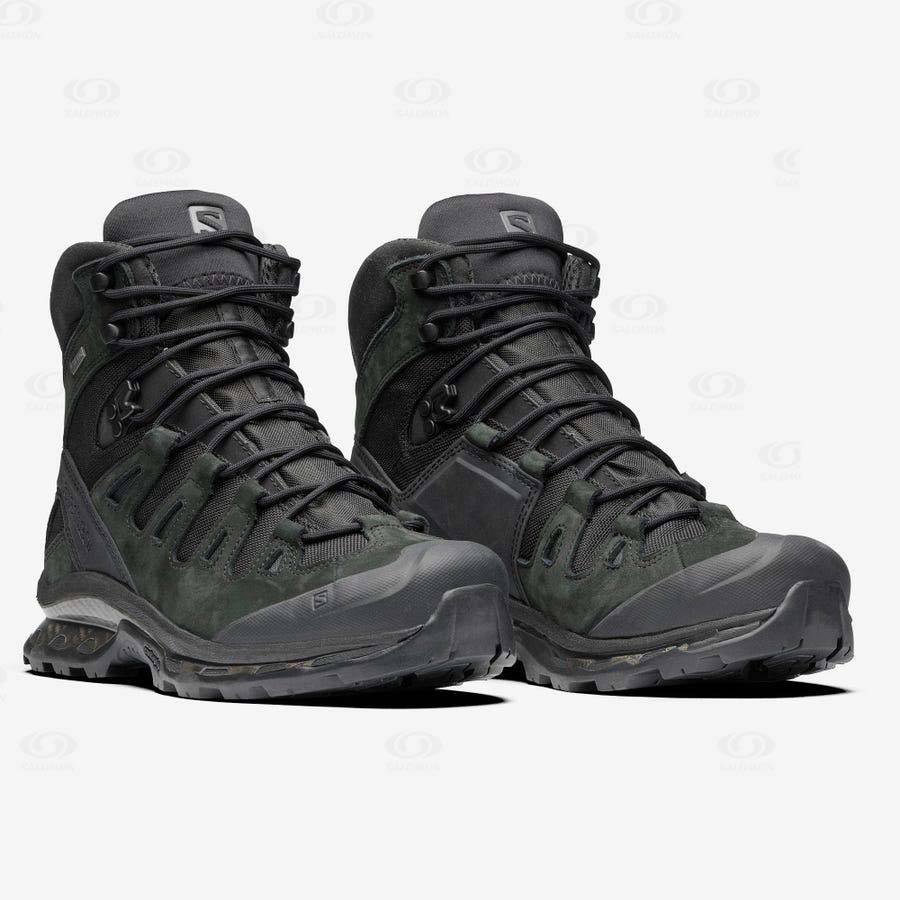 Black Salomon QUEST 4D GORE-TEX ADVANCED Women's Waterproof Shoes | US-O2512