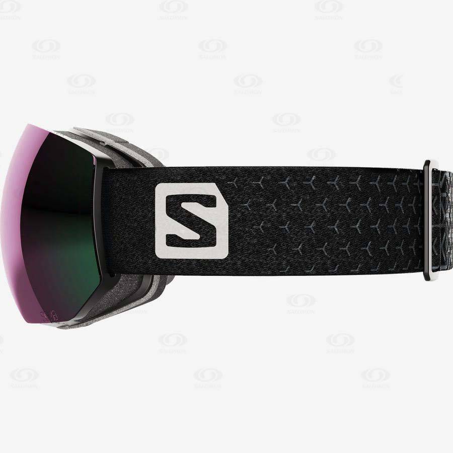 Black Salomon RADIUM PRO SIGMA Women's Goggles | US-W1070