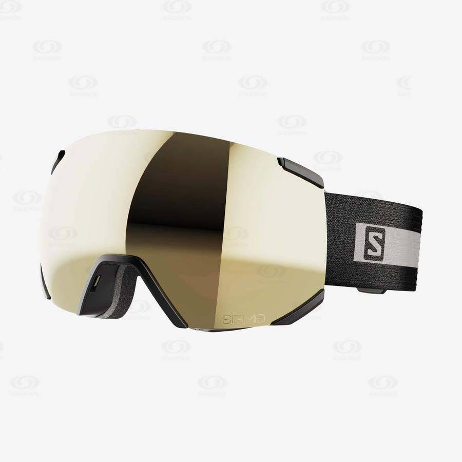 Black Salomon RADIUM SIGMA Men\'s Goggles | US-N2562