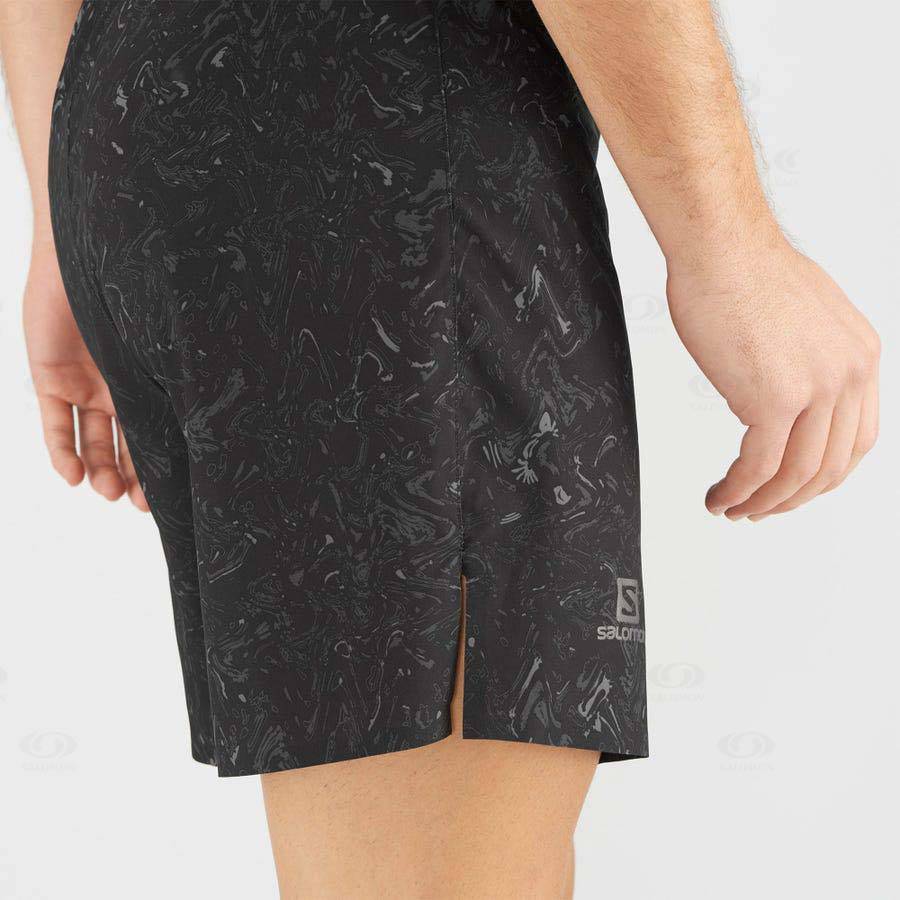 Black Salomon SENSE 5 Men's Shorts | US-L1872