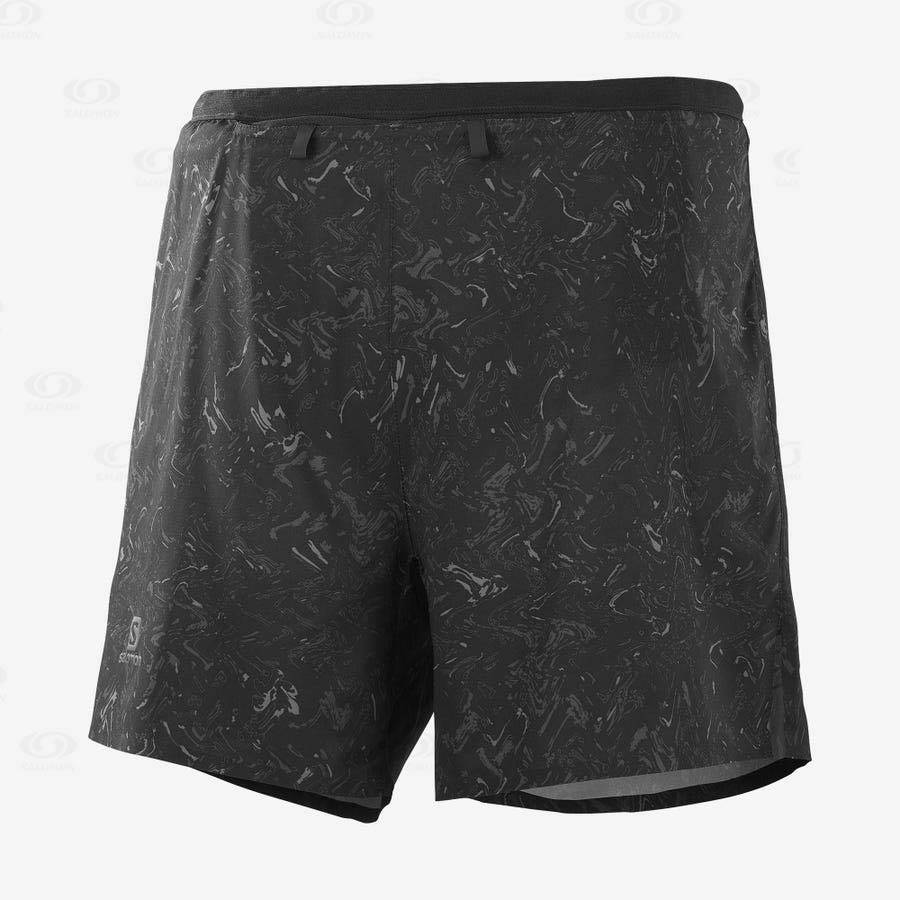 Black Salomon SENSE 5 Men's Shorts | US-L1872