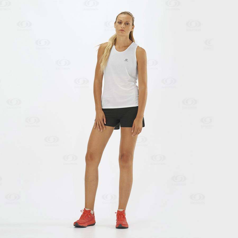 Black Salomon SENSE AERO 3'' Women's Shorts | US-L1382