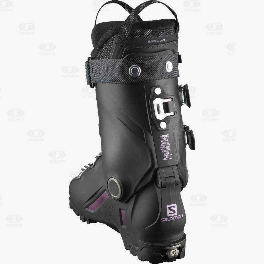 Black Salomon SHIFT PRO 90 AT Women's Ski Boots | US-A2151