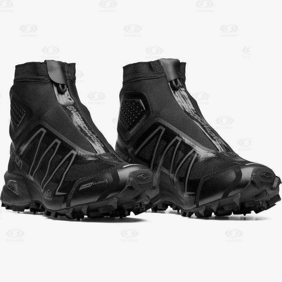 Black Salomon SNOWCROSS ADVANCED Men's Sneakers | US-S2038