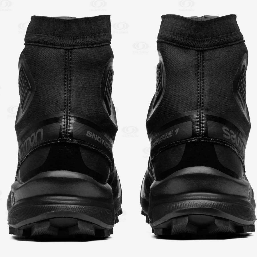 Black Salomon SNOWCROSS ADVANCED Men's Sneakers | US-S2038