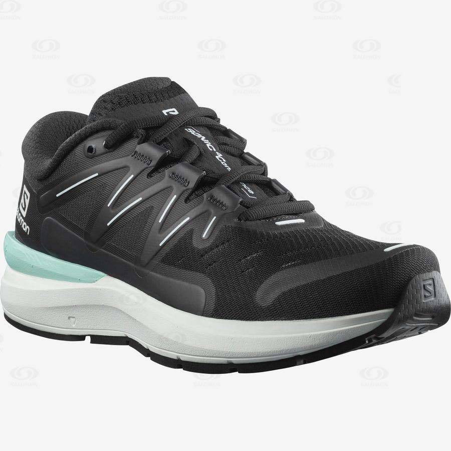 Black Salomon SONIC 4 Confidence Women's Running Shoes | US-L2481