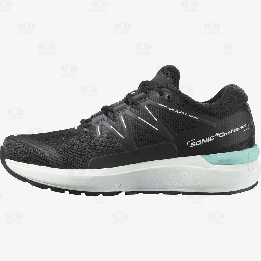 Black Salomon SONIC 4 Confidence Women's Running Shoes | US-L2481