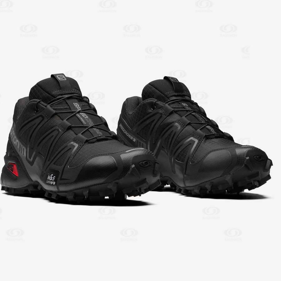 Black Salomon SPEEDCROSS 3 Women's Sneakers | US-M1069