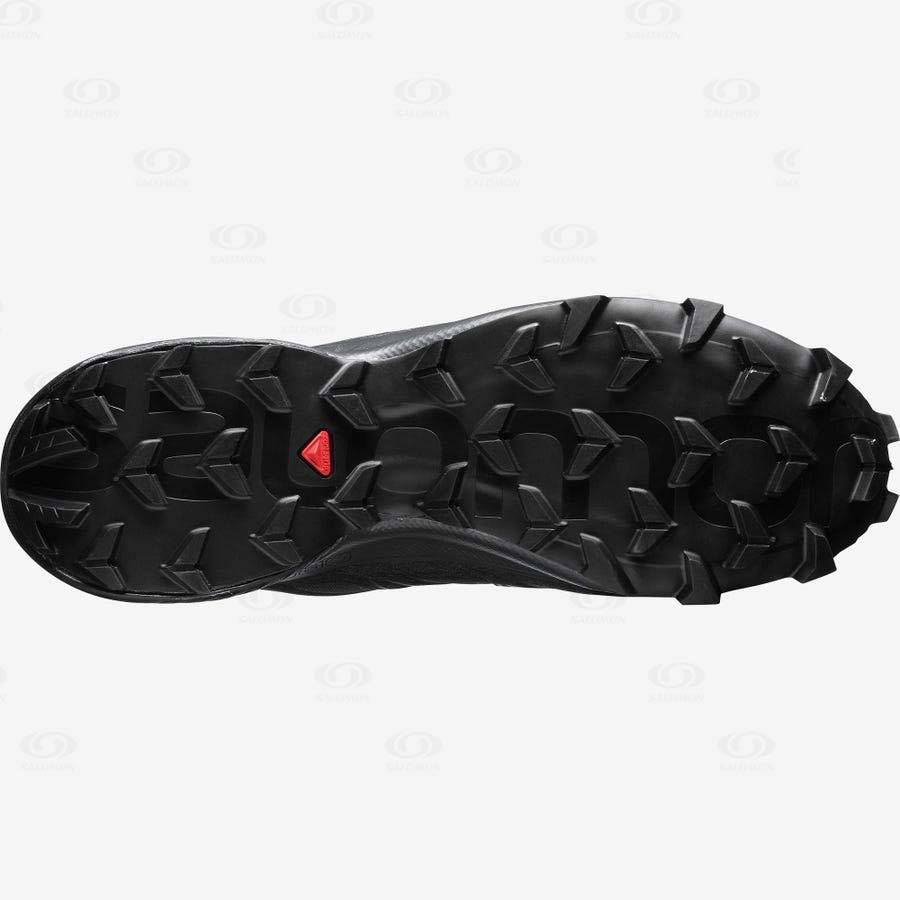 Black Salomon SPEEDCROSS 5 WIDE Men's Trail Running Shoes | US-O2561