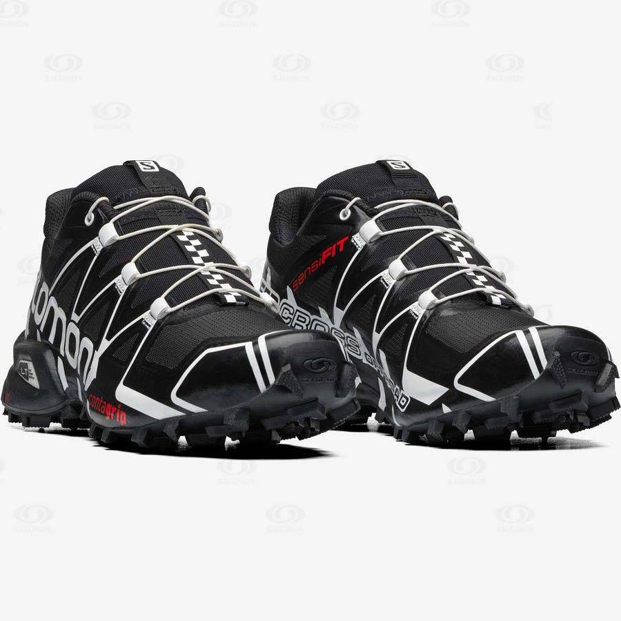 Black Salomon SPEEDCROSS OFFROAD Men's Sneakers | US-N1407