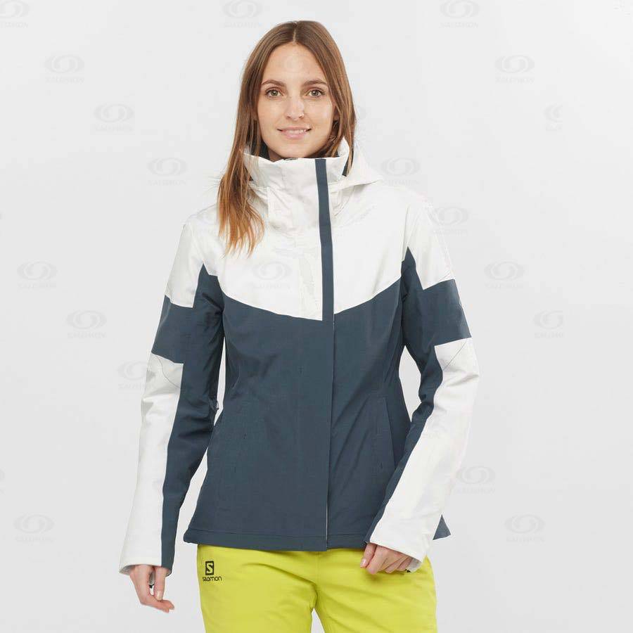 Black Salomon SPEED Women's Insulated Jackets | US-S1730