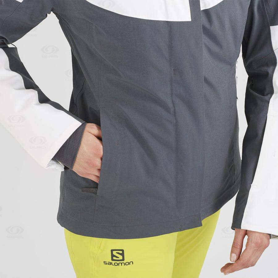 Black Salomon SPEED Women's Insulated Jackets | US-S1730