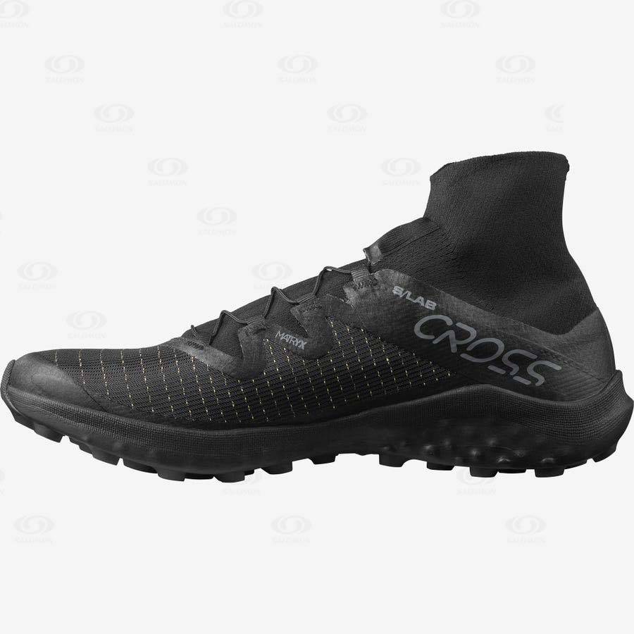 Black Salomon S/LAB CROSS Men's Trail Running Shoes | US-O1663