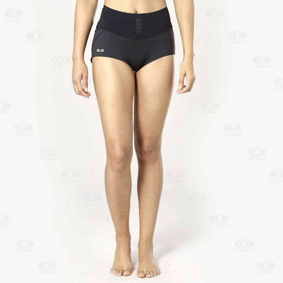 Black Salomon S/LAB SENSE BRIEF Women's Shorts | US-O2559