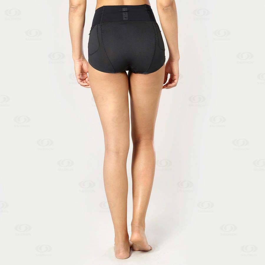 Black Salomon S/LAB SENSE BRIEF Women's Shorts | US-O2559