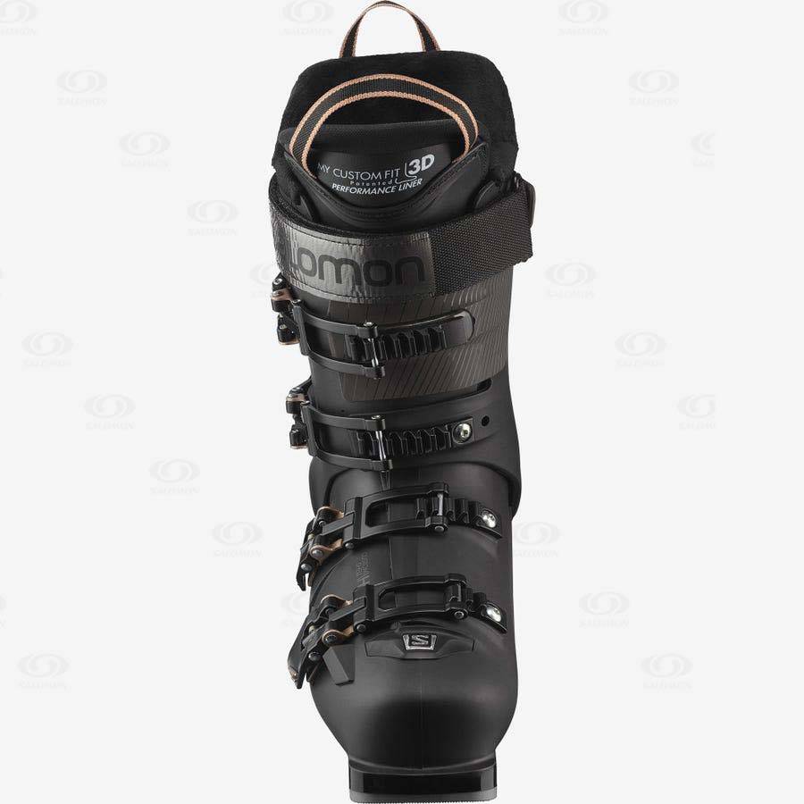 Black Salomon S/MAX 100 Women's Ski Boots | US-M1573